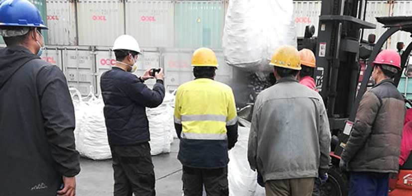SGS-inspection-on-ferro-silicon-shipment